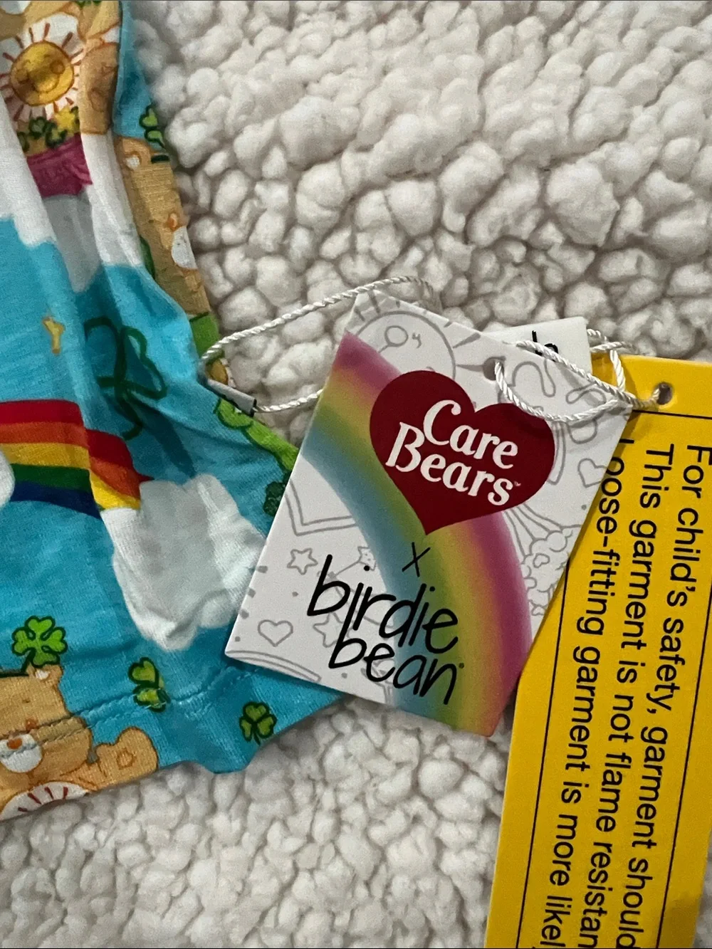 Care Bears Turquoise Rainbow & Cloud Kids Pajama Set